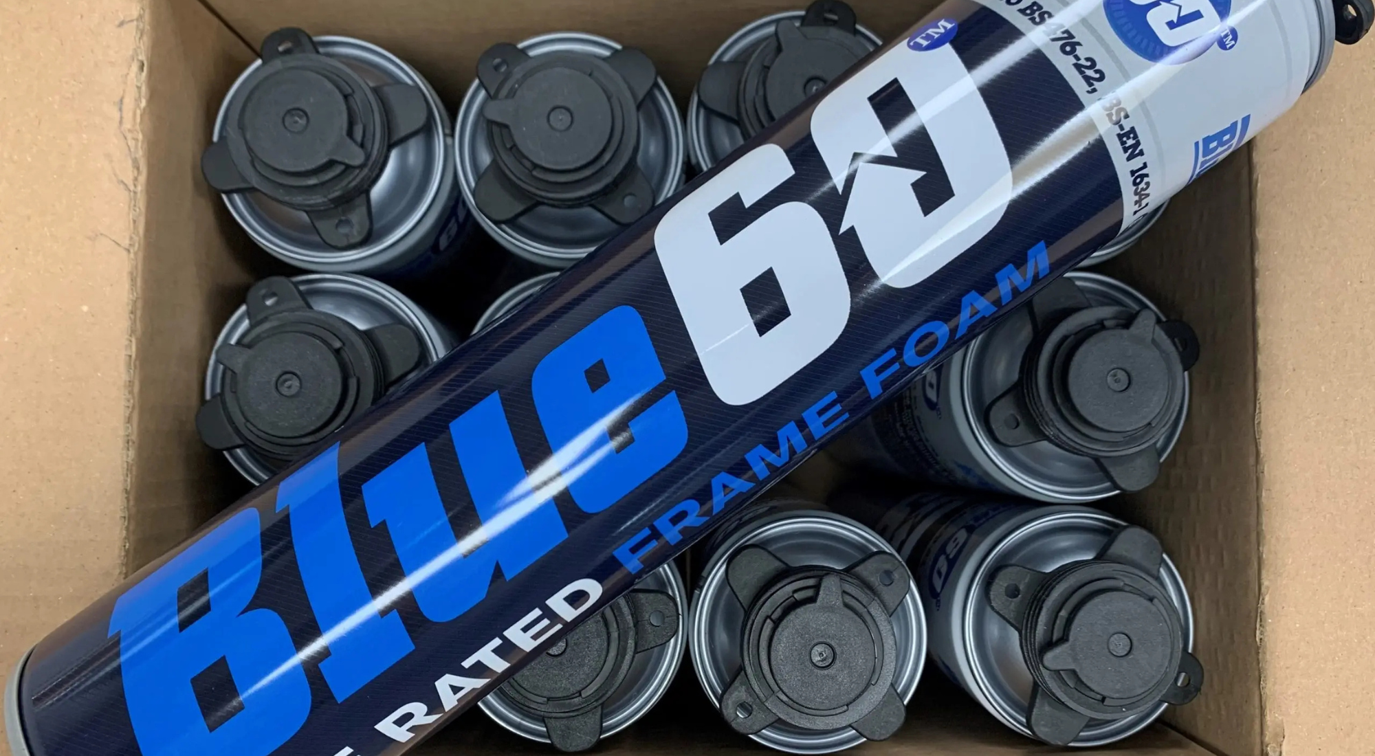 Blue60 fire rated foam