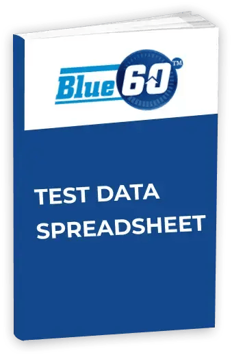 Test Data Spreadsheet